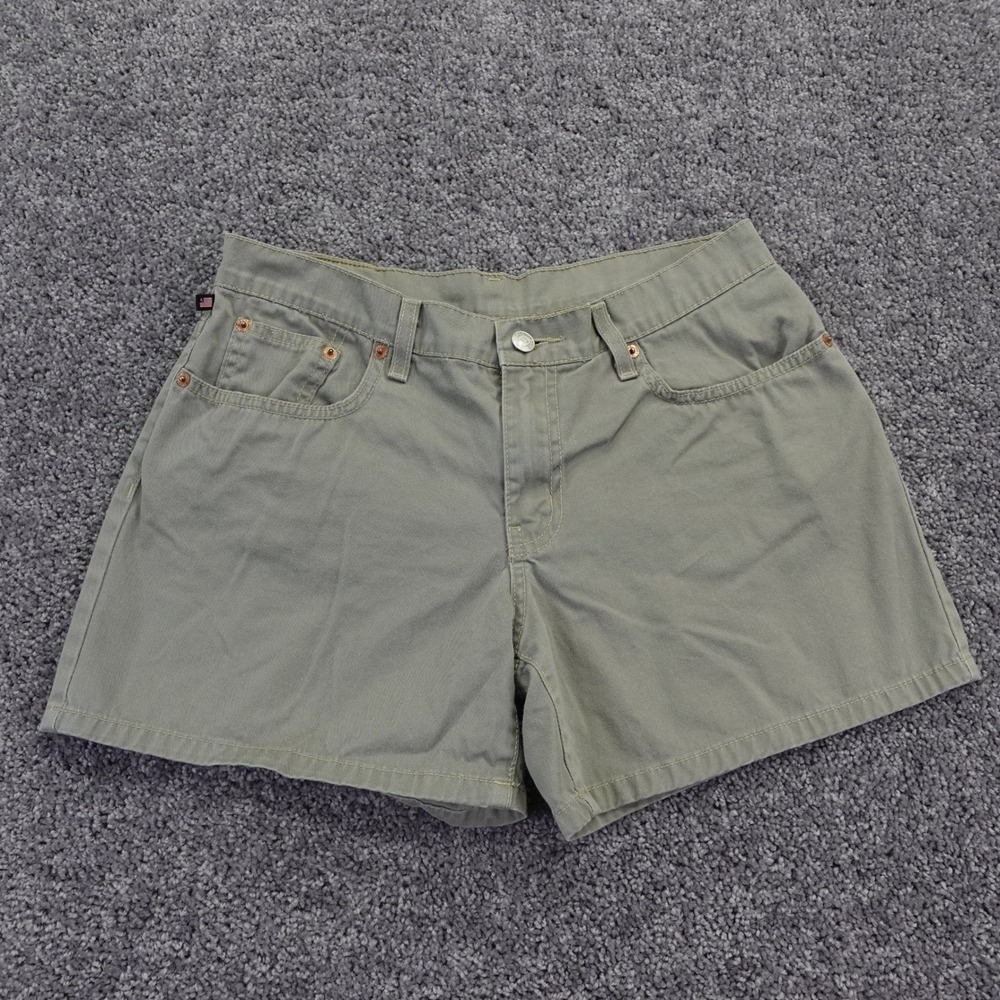 Polo Jeans Company Shorts Womens 6 Beige Vintage 5 Inch Inseam Cotton Chino